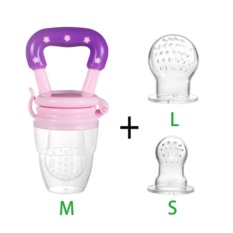 4Pc Baby Silicone Food &amp; Milk Feeder Set