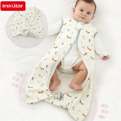 Insular Anti-Shock Baby Sleeping Bag – Lightweight Cotton Sleepwear