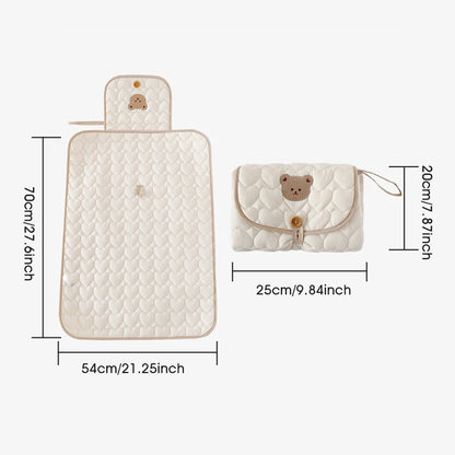 Foldable Infant Diaper Changing Pad – Waterproof, Durable, and Versatile