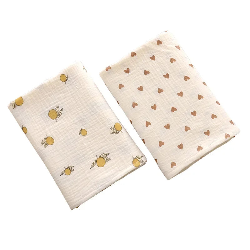 Ins Baby Muslin Swaddle Blanket – 2-Layer Cotton