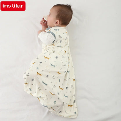 Insular Anti-Shock Baby Sleeping Bag – Lightweight Cotton Sleepwear