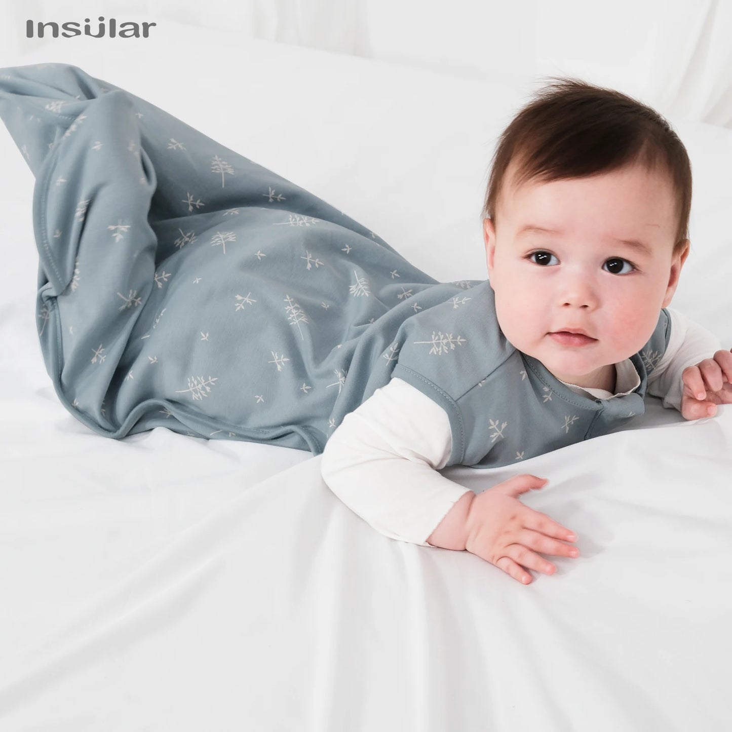 Insular Sleeveless Baby Sleep Sack – 100% Cotton, Summer Wearable Blanket