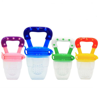 4Pc Baby Silicone Food &amp; Milk Feeder Set