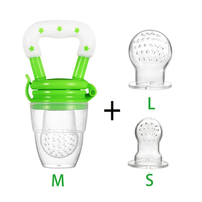 4Pc Baby Silicone Food &amp; Milk Feeder Set