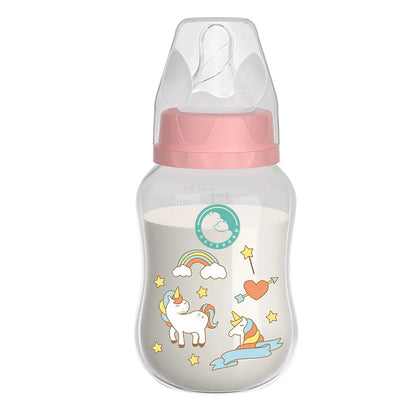 NaturalFlow Wide-Mouth Baby Bottle with Handles – BPA-Free, 150ml/240ml